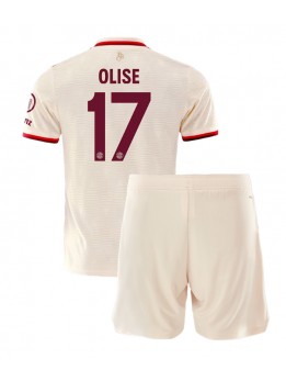 Bayern Munich Michael Olise #17 Replika Tredje Kläder Barn 2024-25 Kortärmad (+ byxor)